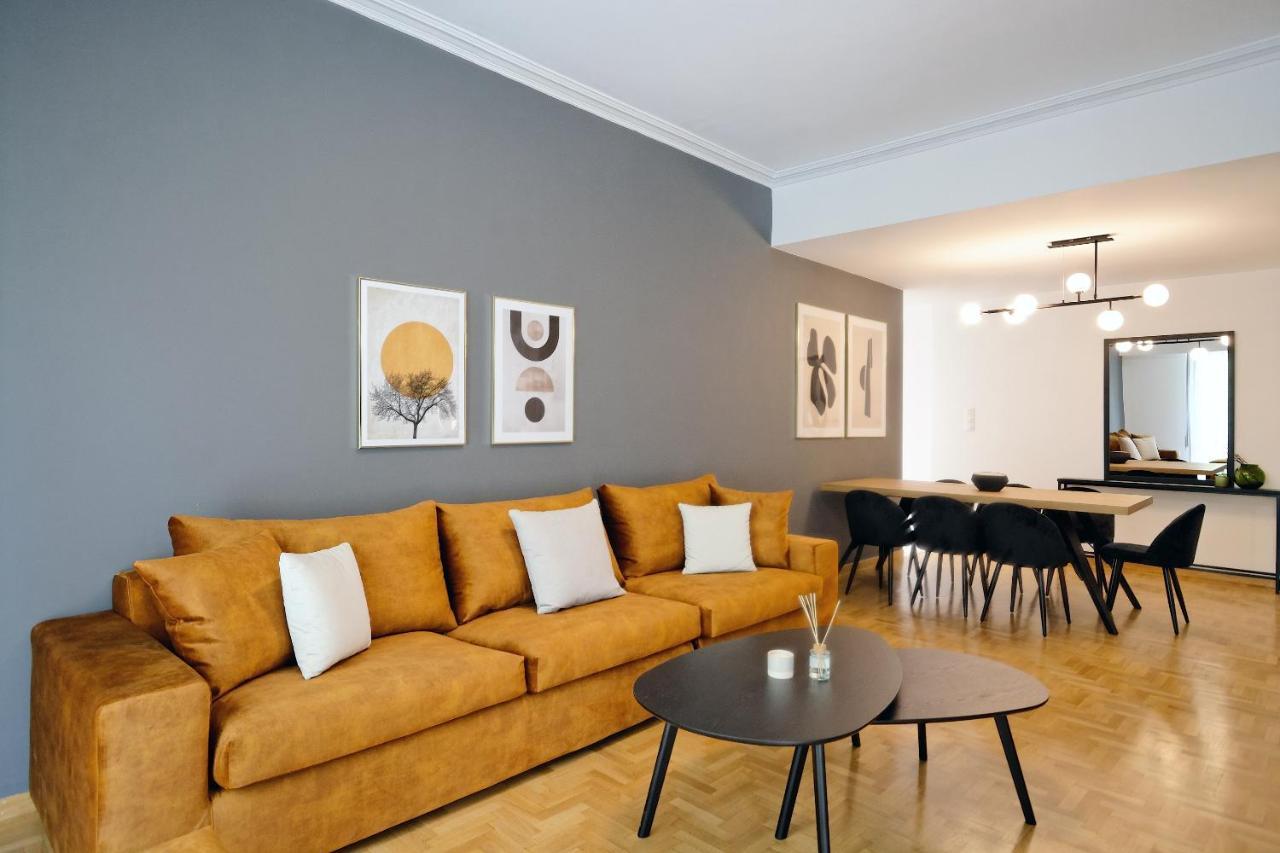 Elegant Big Apartment In Athens Center With Balcony 外观 照片