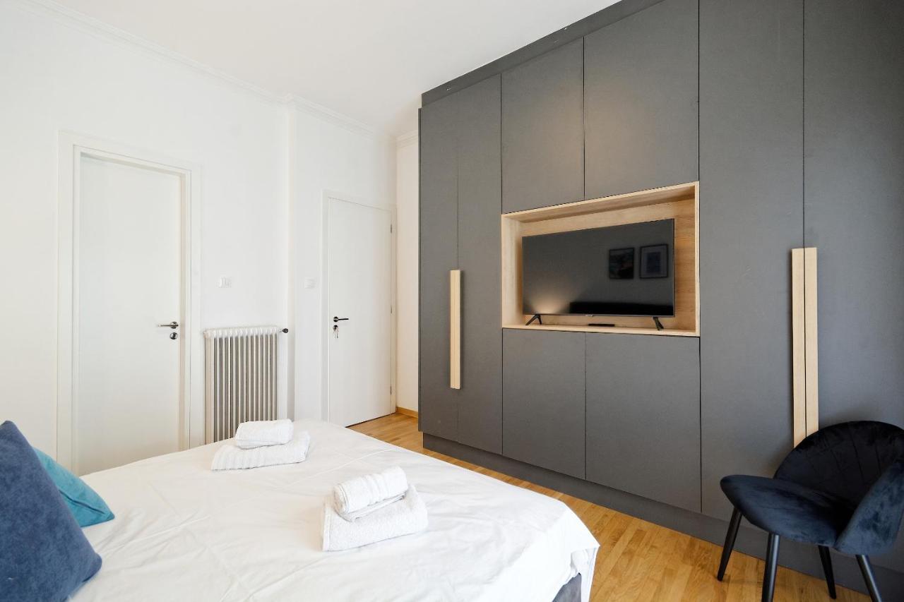 Elegant Big Apartment In Athens Center With Balcony 外观 照片