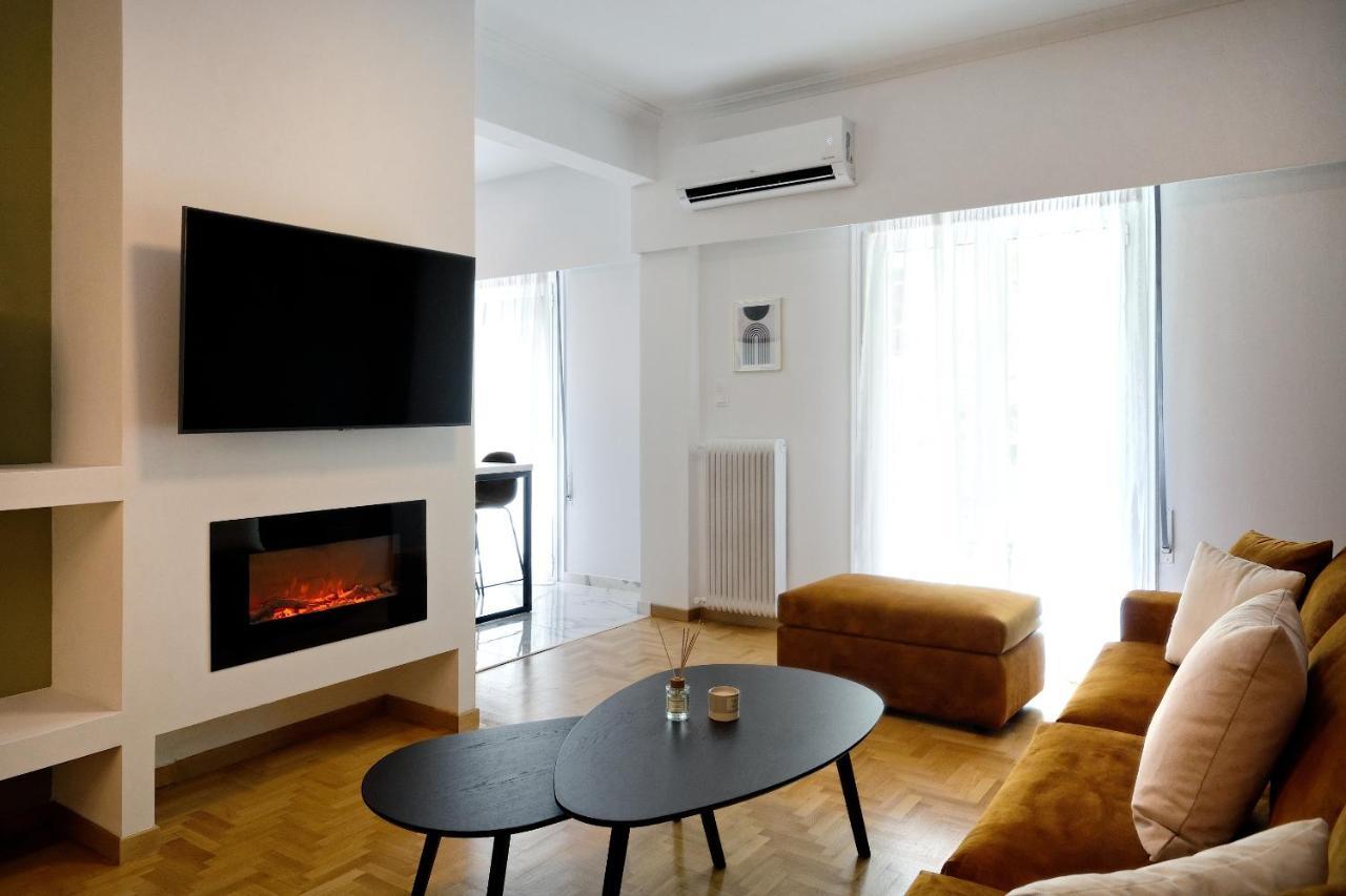 Elegant Big Apartment In Athens Center With Balcony 外观 照片