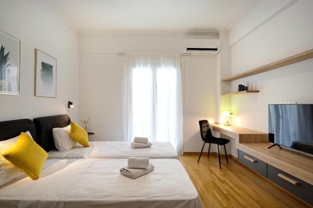 Elegant Big Apartment In Athens Center With Balcony 外观 照片